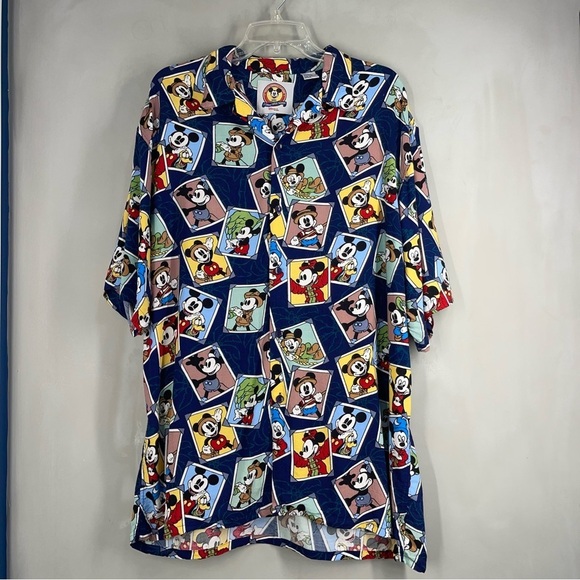 Other - Disneyana Clothiers 2001 Mickey Mouse Shirt Family Reunion Disney Sz L